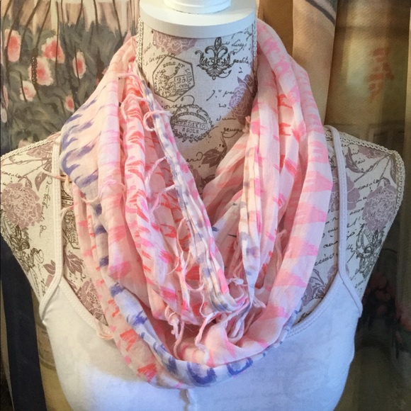 🆕Anthropologie Boho Infinity Scarf 🌸🐳🌼 - Picture 1 of 8